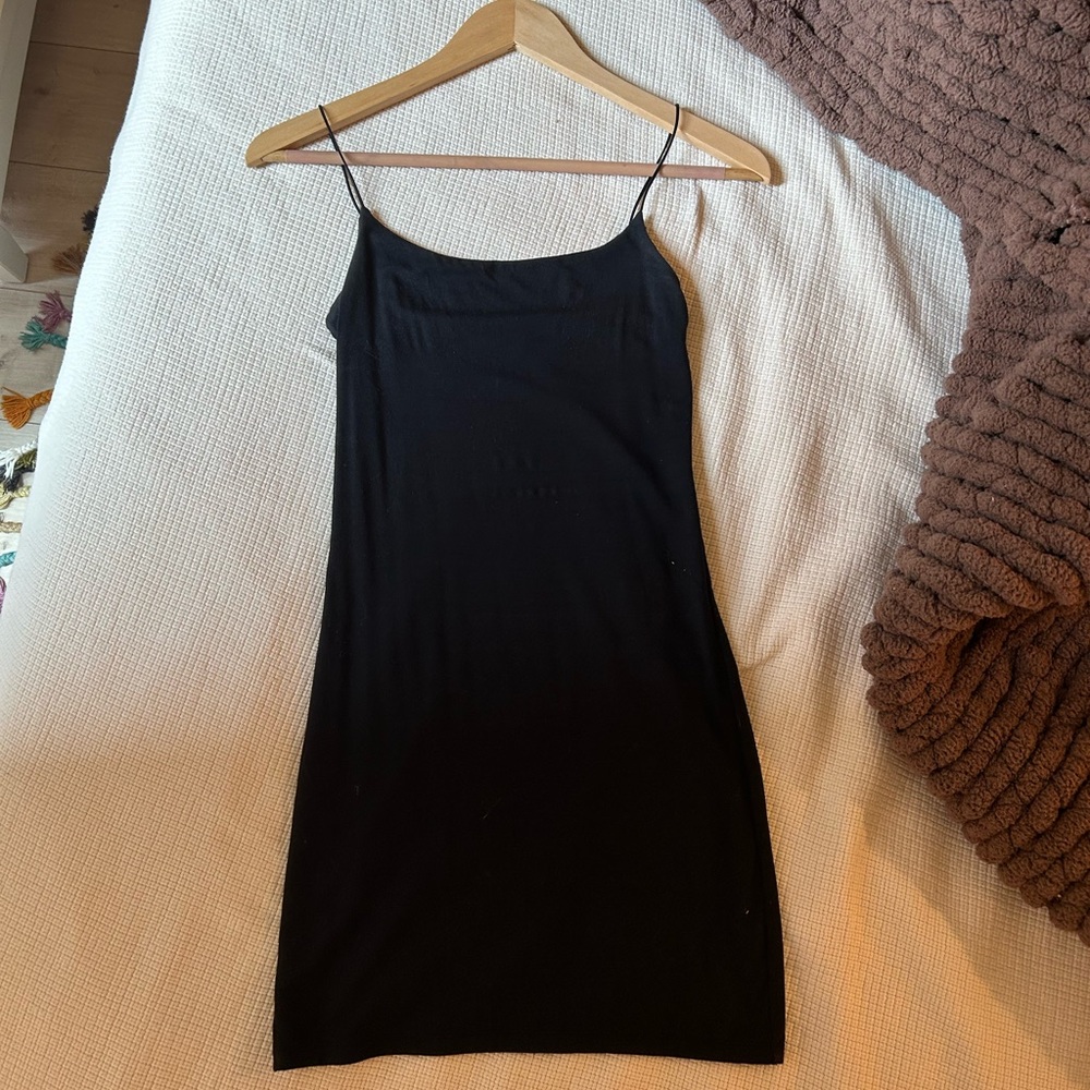 Wilfred Classic Black Mini Dress